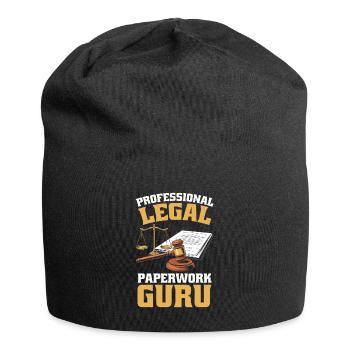 Employé de bureau - Bonnet en jersey - noir - Devant