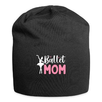 Ballett Mom Tanz Tänzerin Glas Pantoffel - Jersey-Beanie - Schwarz - Vorne
