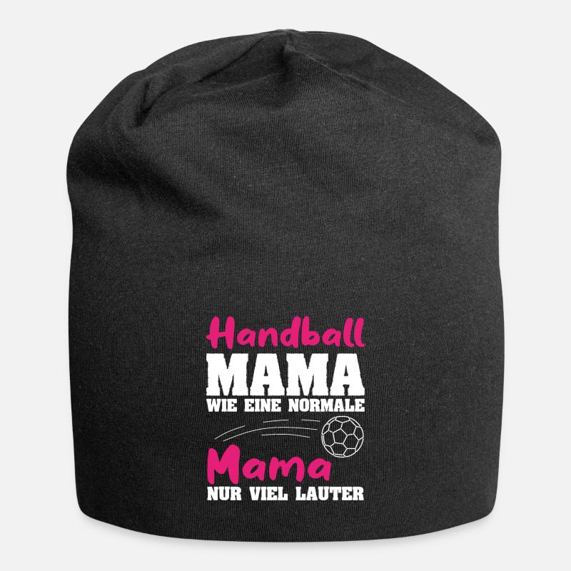 Handball Mama - Jersey-Beanie - Schwarz