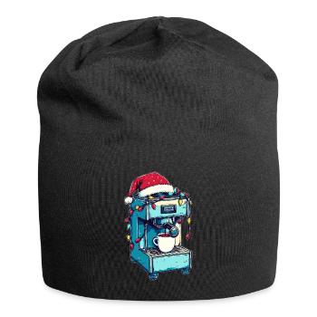 Barista Coffee Lover Coffee Maker Machine - Jersey Beanie - black - Front