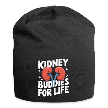 Kidney Donor Kidney Organ Donor - Jersey Beanie - black - Front