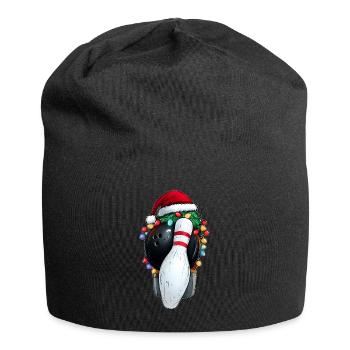 Bowling melon chapeau de Noël Noël - Bonnet en jersey - noir - Devant