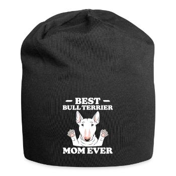Bullterrier Spruch Lustiges Bullterrier Geschenk - Jersey-Beanie - Schwarz - Vorne