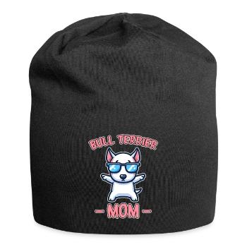 Bullterrier Spruch Lustiges Bullterrier Geschenk - Jersey-Beanie - Schwarz - Vorne