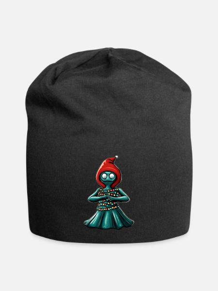 Flatwoods Monster Kryptide Kryptozoologie - Jersey-Beanie - Schwarz