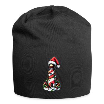 Phare Chapeau de Noël Noël - Bonnet en jersey - noir - Devant