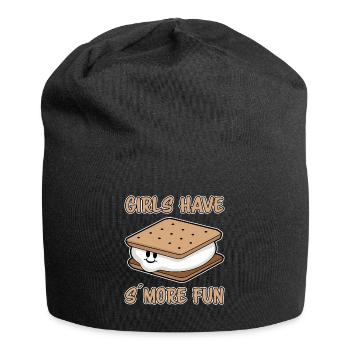 S ́More Saying Marshmallow Camping S ́More Gift - Bonnet en jersey - noir - Devant