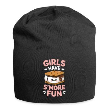 S ́More Saying Marshmallow Camping S ́More Gift - Bonnet en jersey - noir - Devant