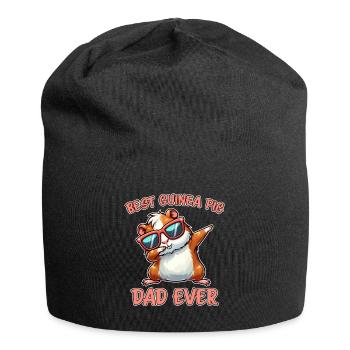 Guinea Pig Saying, Guinea Pig Gift - Jersey Beanie - black - Front