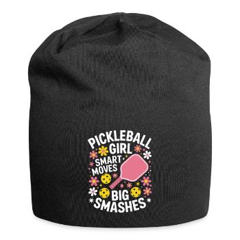 Pickleball Dire Fille Blague Pickleball Cadeau - Bonnet en jersey - noir - Devant
