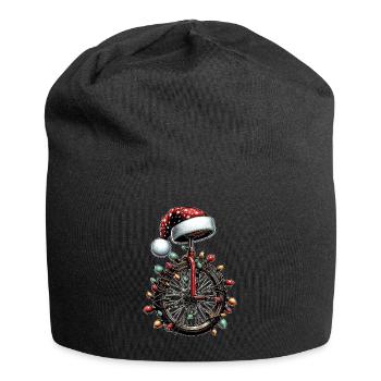 Monocycle Monocycle Chapeau de Noël - Bonnet en jersey - noir - Devant