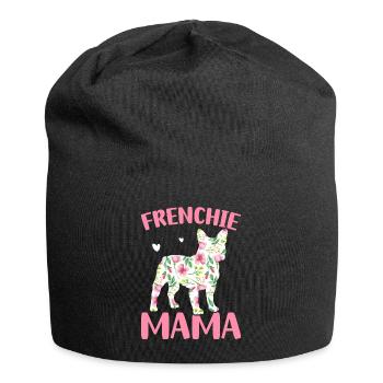 Bulldog Lover Français Chien Mama Frenchie - Bonnet en jersey - noir - Devant