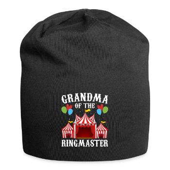 Grandma of the Ringmaster Circus Party Carnival - Jersey Beanie - black - Front