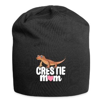 Crestie Mom Crested Gecko Eidechse - Jersey-Beanie - Schwarz - Vorne