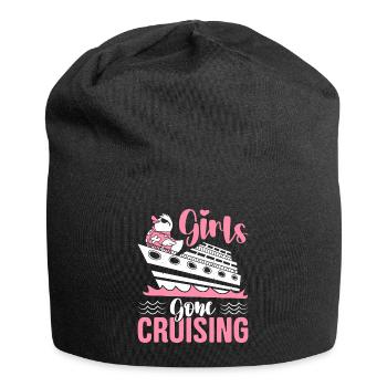 Girls Gone Cruising Kreuzfahrt Urlaub Kreuzfahrtsc - Jersey-Beanie - Schwarz - Vorne