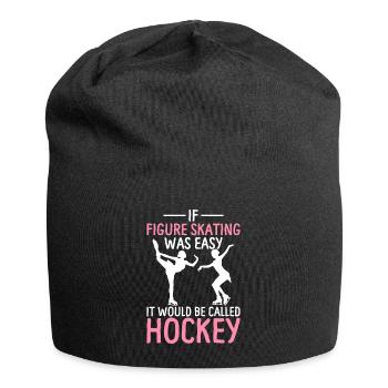 Figure Skating Called Hockey Skaters - Jersey Beanie - black - Front