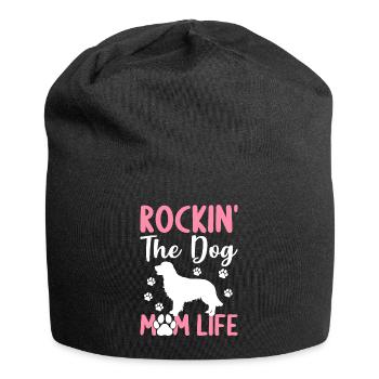 Rockin' The Dog Mom Life Golden Retriever Mom Hall - Bonnet en jersey - noir - Devant