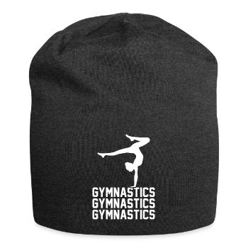 Gymnastik Turnerin Turnerin Mädchen Turnerin Tanz - Jersey-Beanie - Anthrazit - Vorne