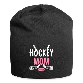 Hockey Maman Joueuse Maman - Bonnet en jersey - noir - Devant