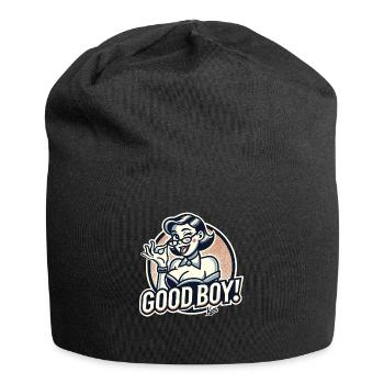 Beautiful strict nerd lady: Good boy! - Jersey Beanie - black - Front