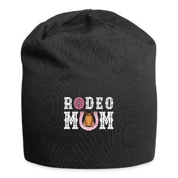 Rodeo Mom Western Country Bull Rider - Jersey-Beanie - Schwarz - Vorne