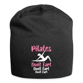 Pilates Don't Fart Pilates Teacher Yoga Exercise - Jersey Beanie - black - Front