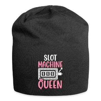 Slot Machine Queen Casino Lover Queen - Jersey-Beanie - Schwarz - Vorne