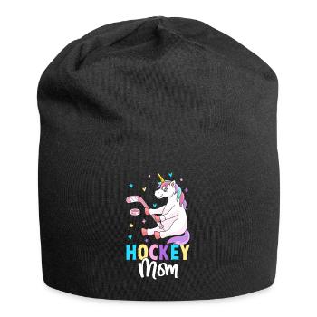 Hockey Mom Weiblicher Hockeyspieler Grafik für - Jersey-Beanie - Schwarz - Vorne