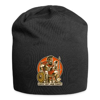 Leo the Nidas, Spartan fights on social media - Jersey Beanie - black - Front