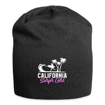 Surfeur de Californie Surfeur Surfeur - Bonnet en jersey - noir - Devant