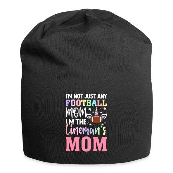 Not just any football mother, but the - Jersey Beanie - black - Front
