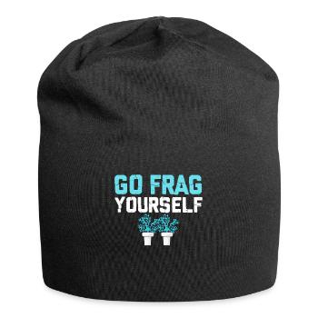 Coral Reef Coral Aquarium Aquarist Go Frag - Jersey Beanie - black - Front