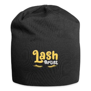 Artiste des cils Amant des cils - Bonnet en jersey - noir - Devant