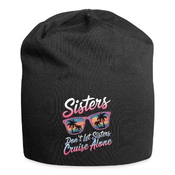 Kreuzfahrt Spruch Reise Schiffskreuzfahrt Geschenk - Jersey-Beanie - Schwarz - Vorne