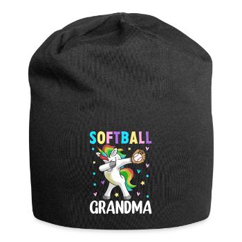 Softball Grandma Femme Joueuse De Softball Graphique - Bonnet en jersey - noir - Devant