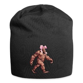 Coquette Bogen Bigfoot Sasquatch Yeti Rosa - Jersey-Beanie - Schwarz - Vorne