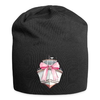 Coquette Bow Boating Capitaine Boater Ribbon - Bonnet en jersey - noir - Devant