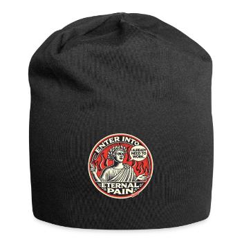 Dante muss ewig in der Hölle schuften - Jersey-Beanie - Schwarz - Vorne