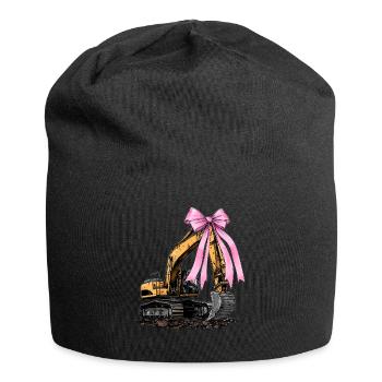Coquette Bow Baggerführer Bau HEO - Jersey-Beanie - Schwarz - Vorne