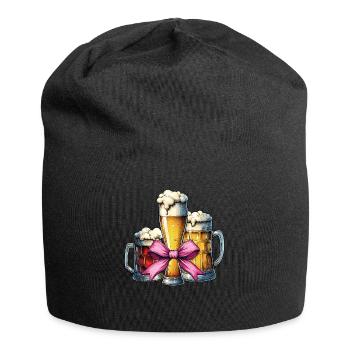 Coquette Bow Craft Beer Mother's Day Brewery - Jersey Beanie - black - Front