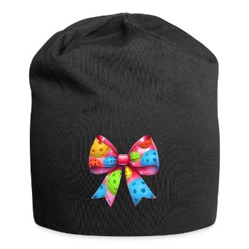 Coquette Bow Pickleball Motif Fête des Mères Rose - Bonnet en jersey - noir - Devant
