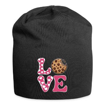 Cookies Saying Chocolate Cookies Funny Cookie Gift - Jersey Beanie - black - Front