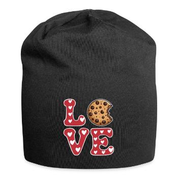 Cookies Saying Chocolate Cookies Funny Cookie Gift - Jersey Beanie - black - Front