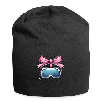 Coquette Bow Virtual Reality VR Player Mom - Jersey-Beanie - Schwarz - Vorne