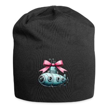 Coquette Bow Sous-marin Fête des Mères Pink Bow Mom - Bonnet en jersey - noir - Devant