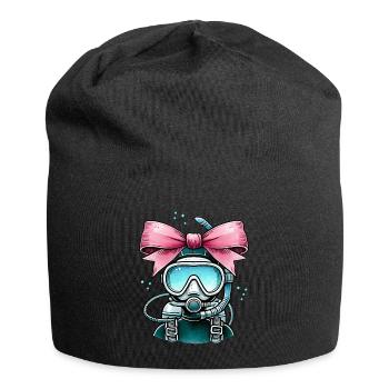 Coquette Arche Plongée Maman Plongeur Snorkel - Bonnet en jersey - noir - Devant