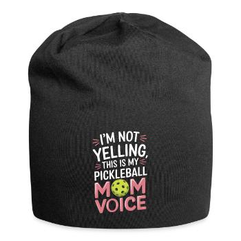 Pickleball Saying Mom Funny Pickleball Gift - Jersey Beanie - black - Front