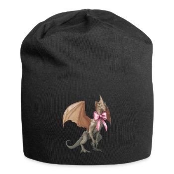 Coquettish Bow Van Meter Visitor Cryptid - Jersey Beanie - black - Front