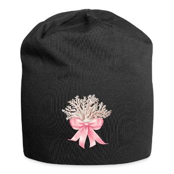 Coquette Arc Récif de Corail Mer Océan Fille - Bonnet en jersey - noir - Devant