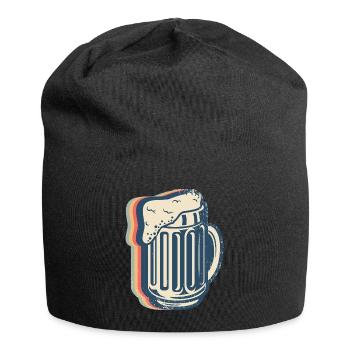 Craft Beer Brewer Brewery Home Brewery Retro Line - Jersey Beanie - black - Front
